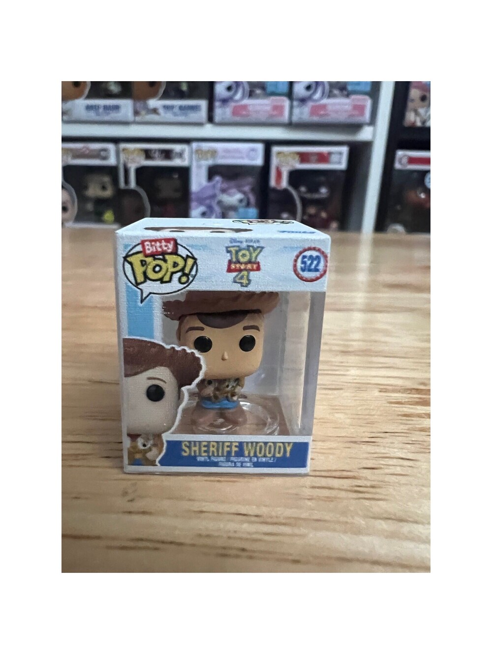 BITTY Sheriff Woody Toy Story 1-Inch Funko Pop #522 Movies Disney Pixar 4 Cowboy